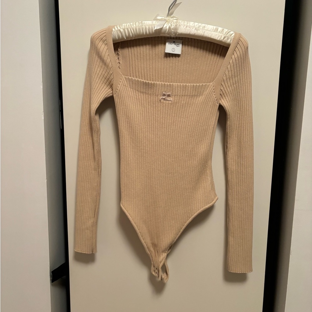 Courrges Holistic Ribbed Bodysuit